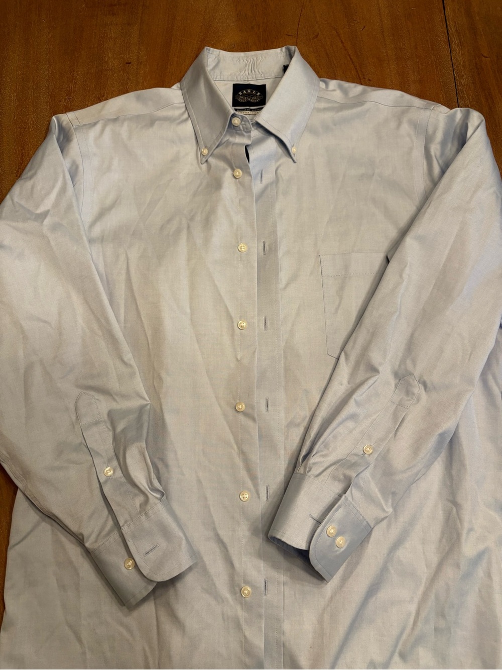 Eagle Shirtmaker’s Light Blue Button-Down Men's Shirt